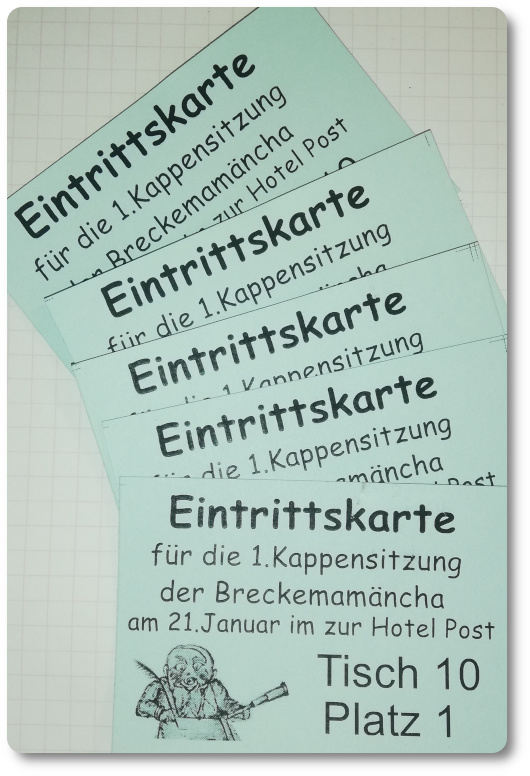 Eintritskarten